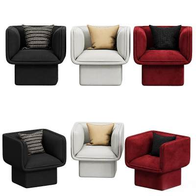 现代单人沙发-109